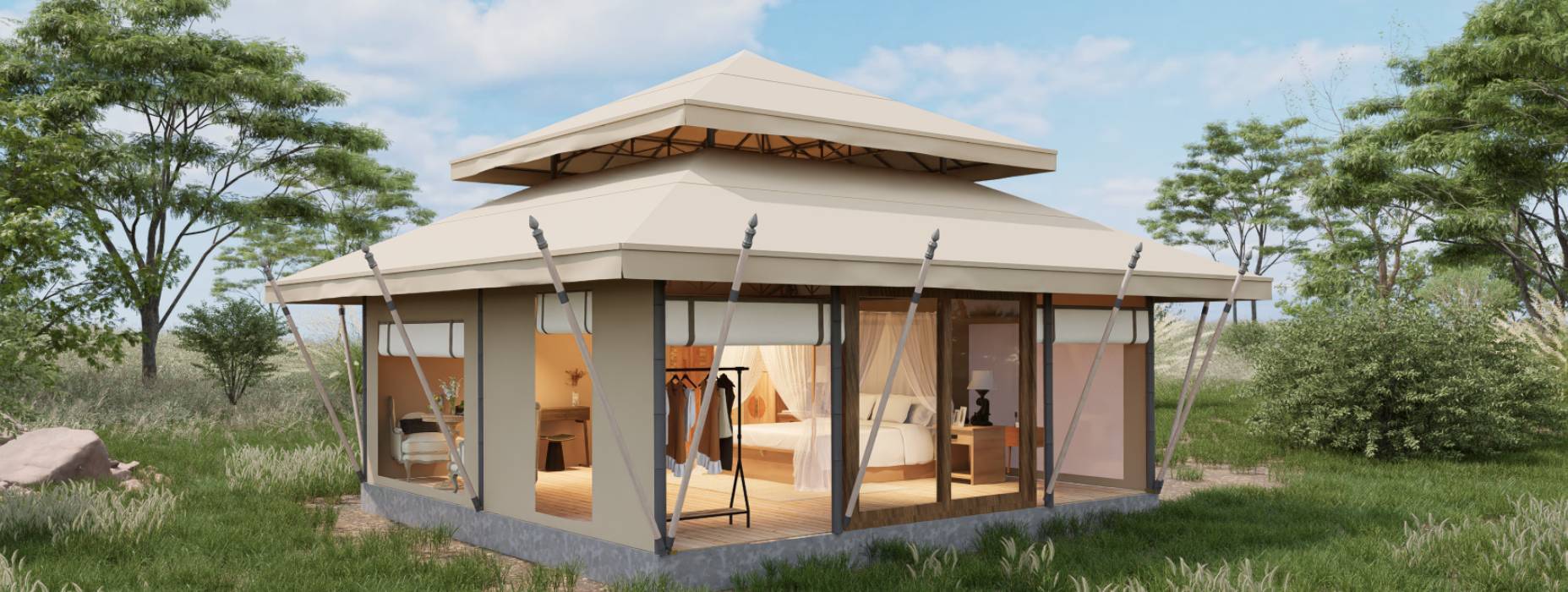 洛隆县户外野奢帐篷